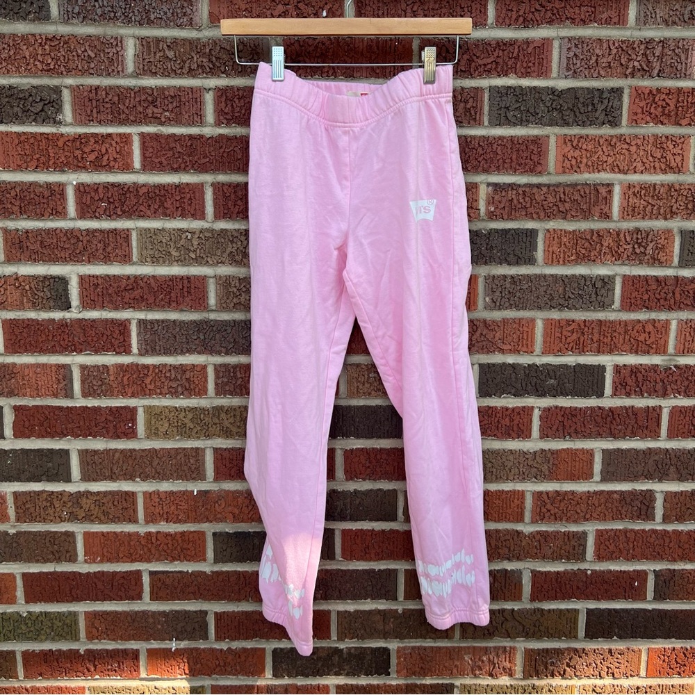 Levi’s Baby Pink and Tie Dye Sweatpants Joggers